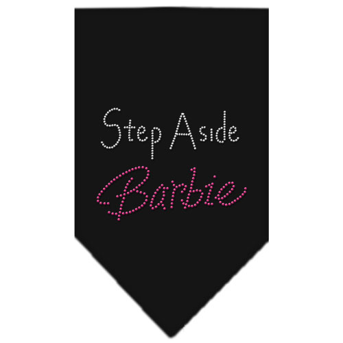 Step Aside Barbie Rhinestone Bandana Black Large